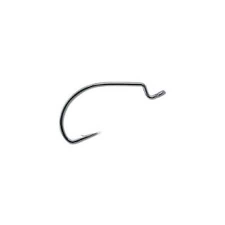 Mustad Ultrapoint BigMouth Tube Bait Hook, Size 20 Needle Point, Extra Wide Gap, Black Nickel, 5PK 38104NP-BN-2/0-5U